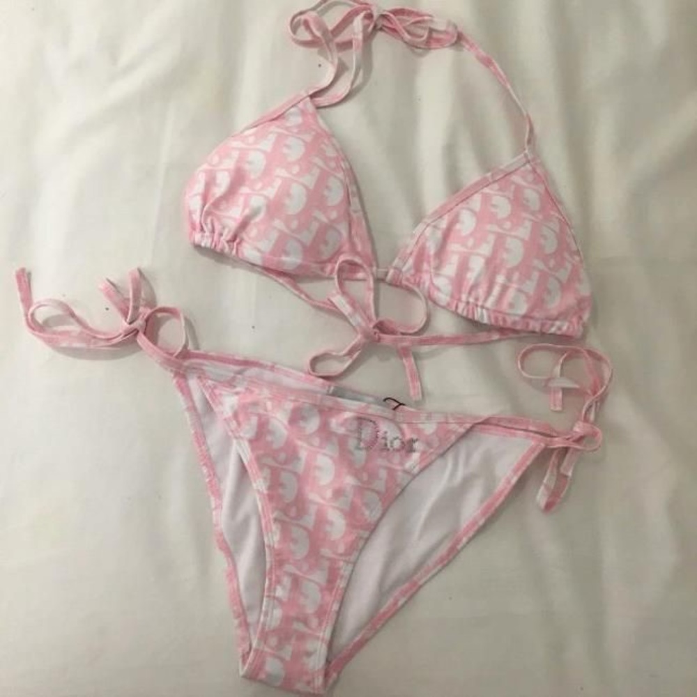 Dior Pink Bikini Bottom Only
